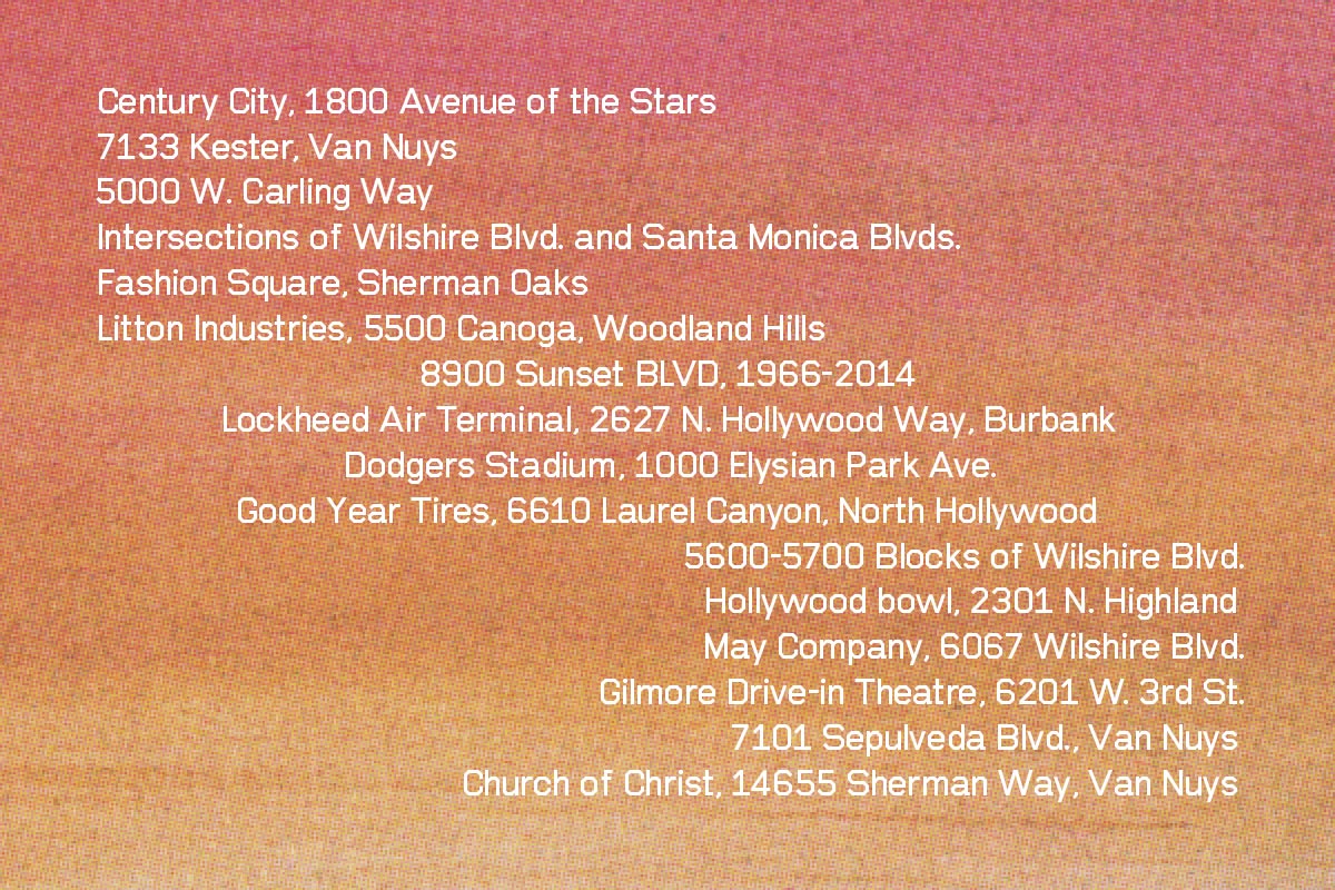 My name is - Ruscha